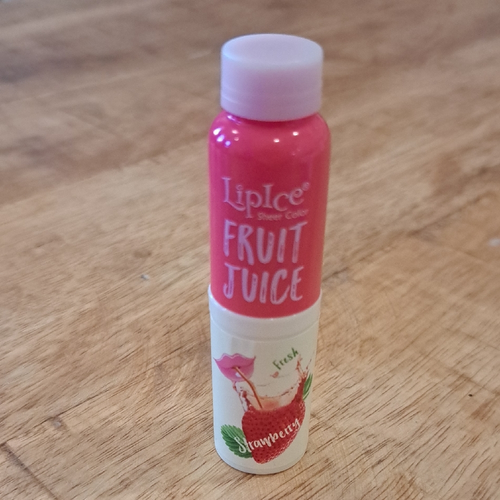 3/$10 New LipIce Fruit Juice Lip Balm - Strawberry